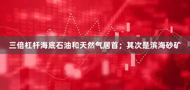 三倍杠杆海底石油和天然气居首；其次是滨海砂矿