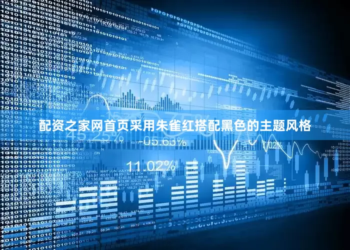 配资之家网首页采用朱雀红搭配黑色的主题风格